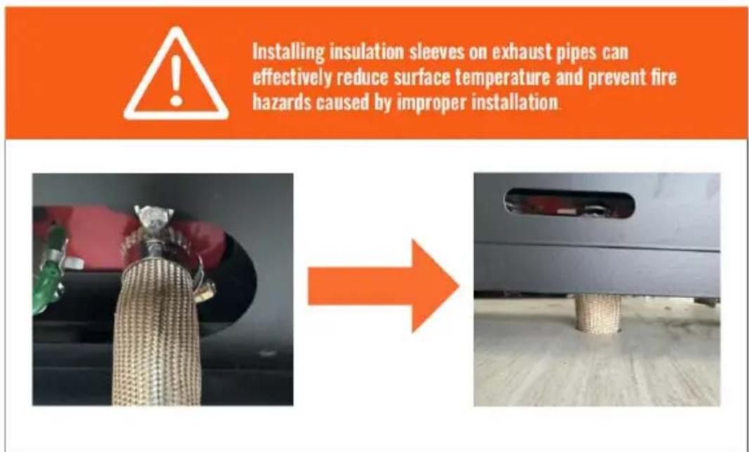 Vevor S590136 S1 - WARNING: Flammable material - 2