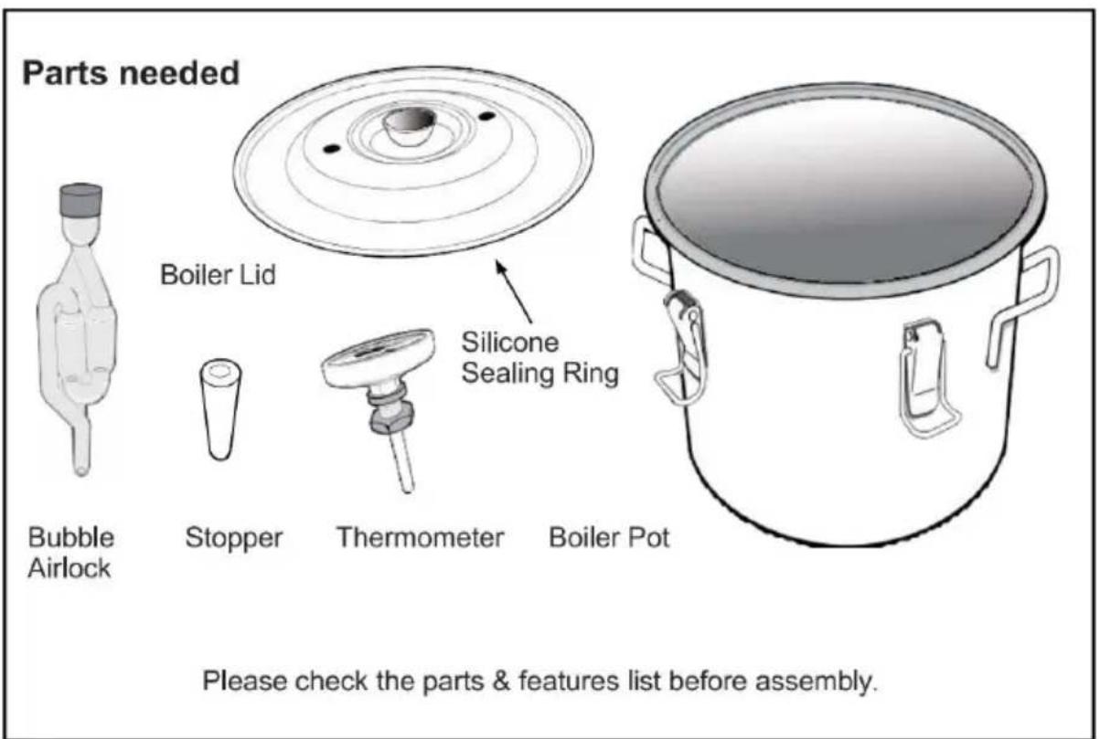 Vevor STDB-50L-U - SETTING UP FOR FERMENTING - 1