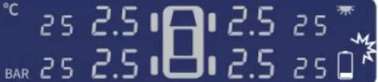 Vevor C260 - Display Low power Alarm - 1