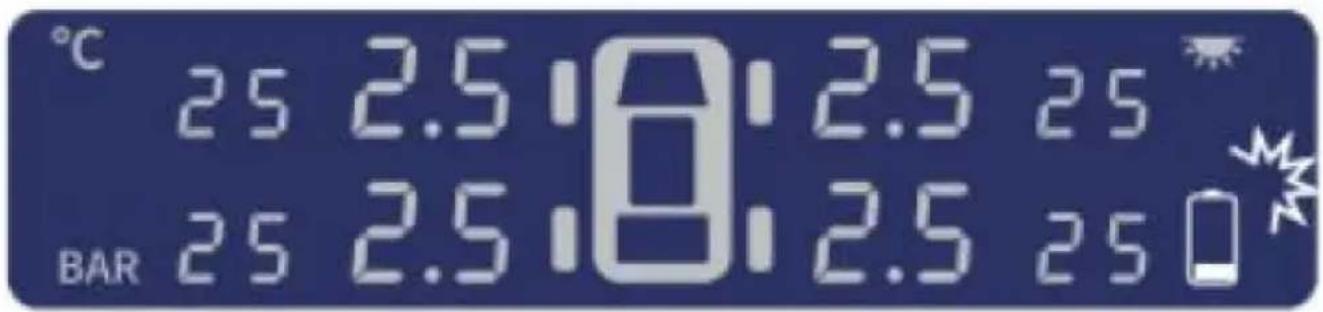 Vevor C260 - Display Low power Alarm - 1