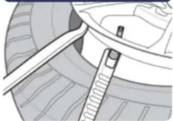 Vevor C260 - Remove the original tire valve - 1