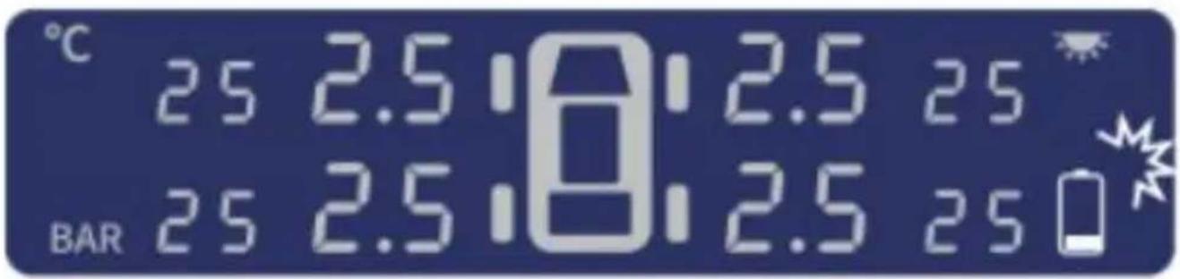 Vevor C260 - Display Low power Alarm - 1