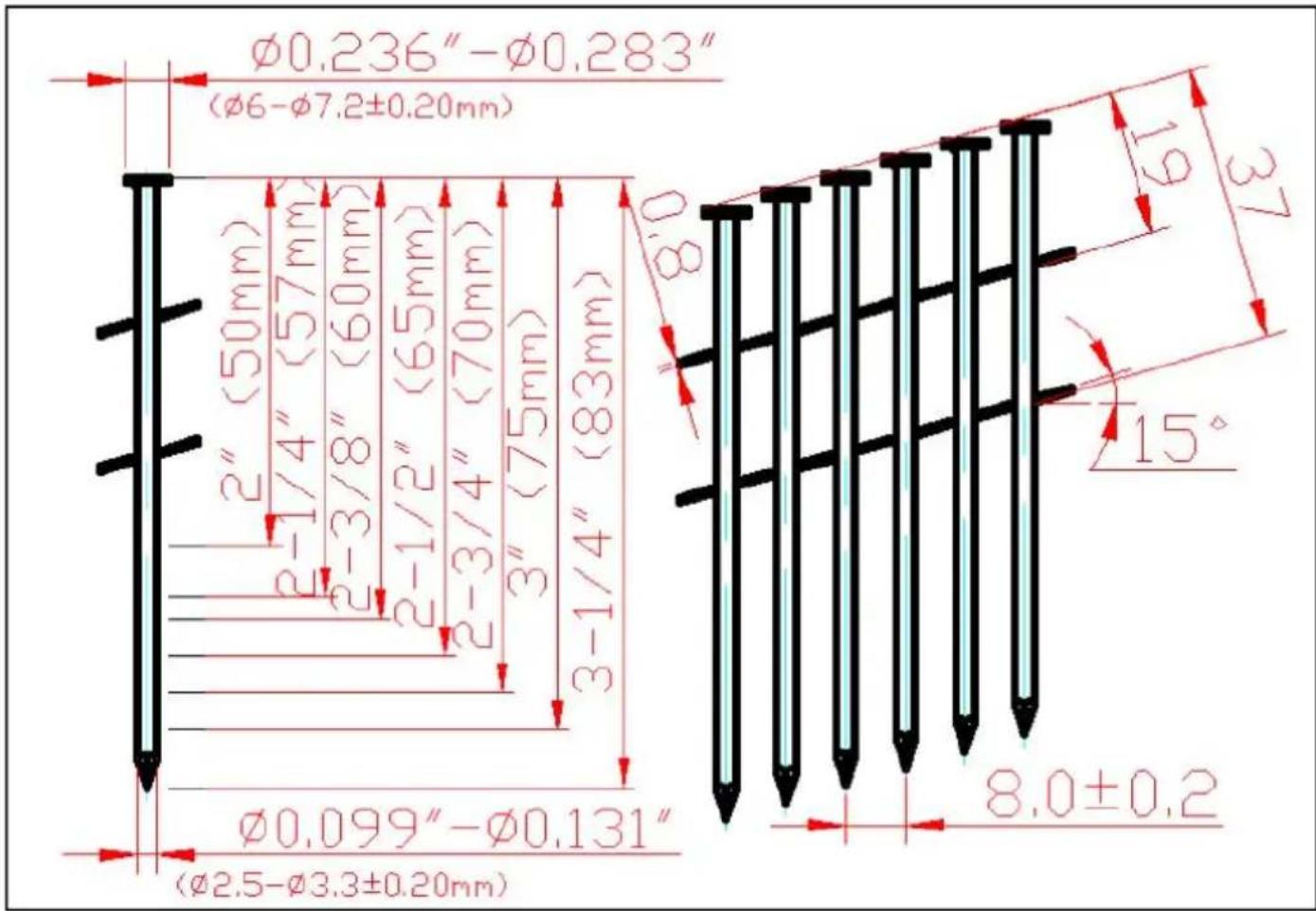 Vevor CN83N - Fastener - 1
