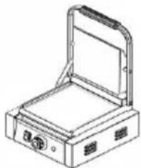Vevor YS-813C-EU - COMMERCIAL SANDWICH PANINI PRESS GRILI - 3