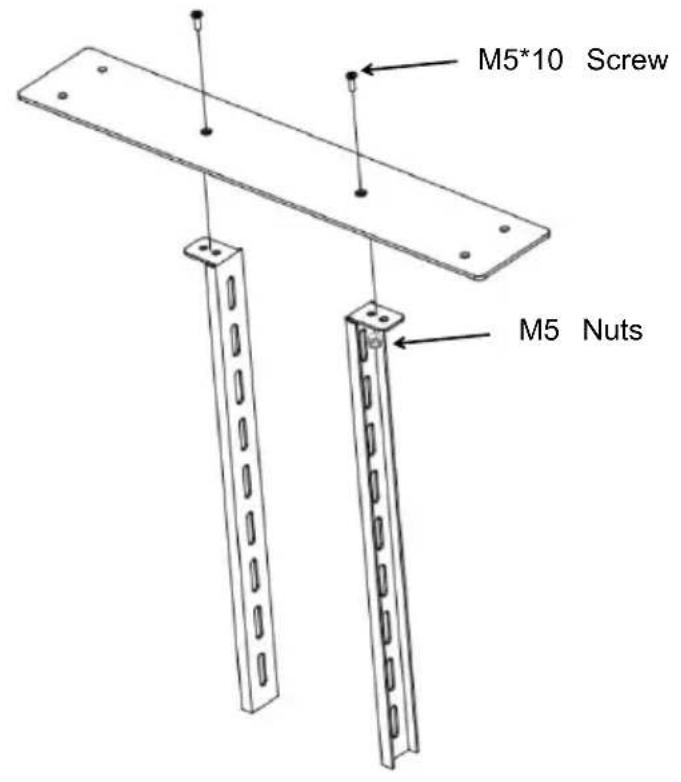 Vevor OK888-DS730+TOP PLATE - How to inst all the desk. - 5