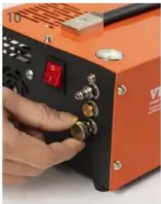 Vevor SS-PAC01B - PROCESO DE CARGA - PUESTA EN MARCHA EL VENTILADOR Y EL COMPRESOR - 2
