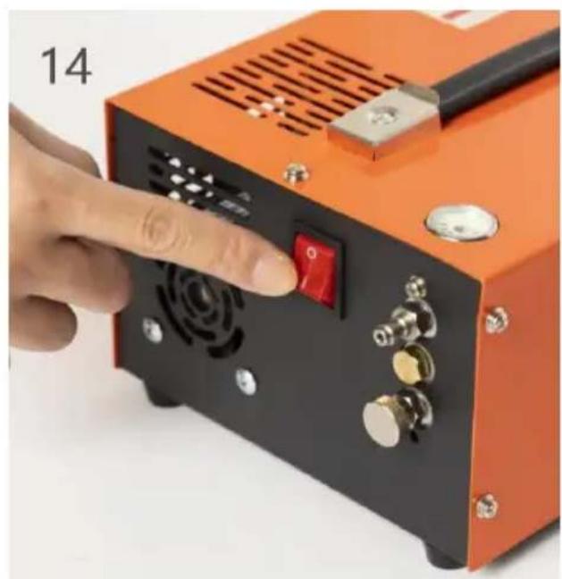 Vevor SS-PAC01B - CHARGING PROCESS-STOPPING THE COMPRESSOR - 1
