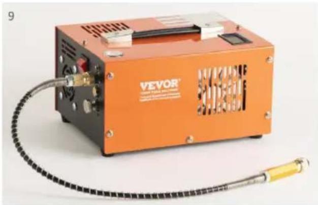 Vevor SS-PAC01B - PROCESSUS DE CHARGE - DÉMARRAGE LE VENTILATEUR ET LE COMPRESSEUR - 1