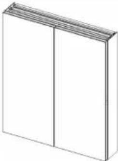 Vevor ML16.5×27.5-1 - MIRROR CABINET - 4