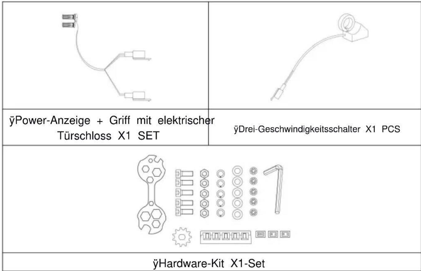 Vevor JZ48V2000W - KONFIGURATIONSLISTE - 1