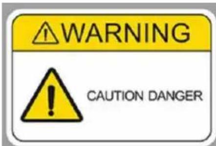 Vevor JZ48V2000W - Warning sign for safe operation of motor - 1