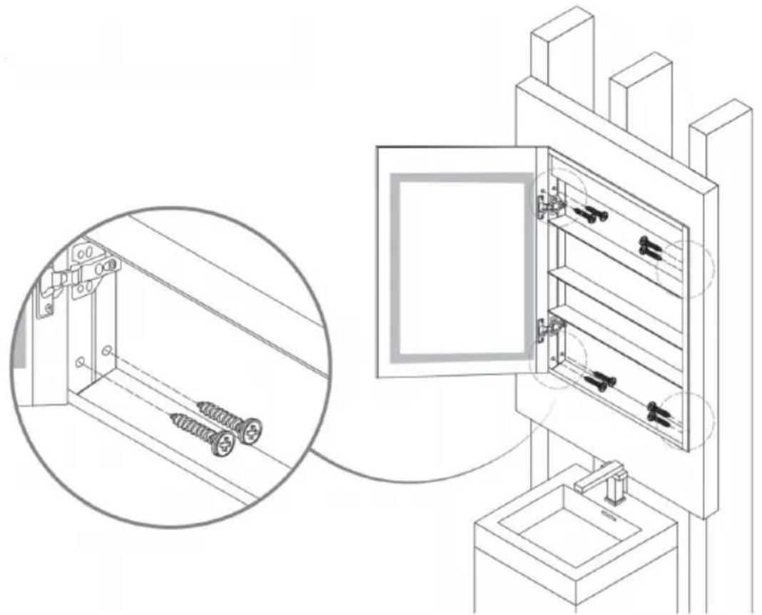 Vevor ML16×24-1 - STEPS TO FRAME THE CUTOUT OPENING - 8
