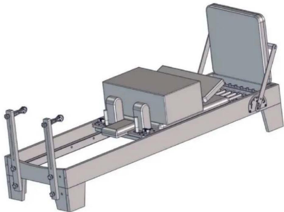 Vevor H88-F-B - Pilates Reformer - 1