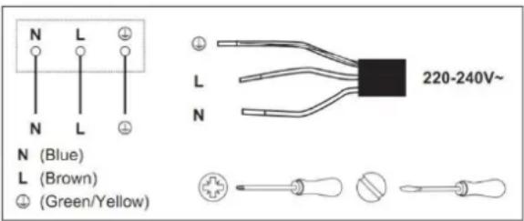 Linarie Bellac LIN60C4Z - Connecting the hob to the mains - 4