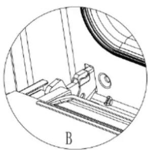 Linarie Bazas LABO73MX - Installer la porte du four - 1