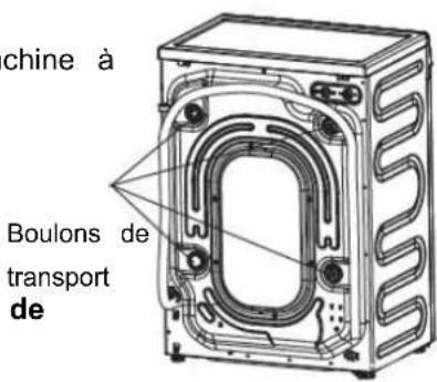 Linarie Orsan LJWM812ABK - Dépose des boulons utilisés pour le transport - 1