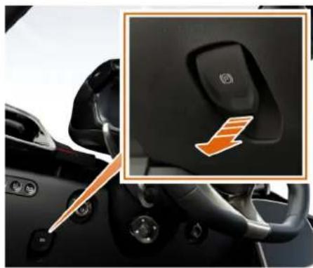 McLaren P16 (2025) - Utilisation du frein de stationnement - 1