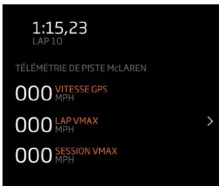 McLaren P16 (2025) - Écran du conducteur - 1