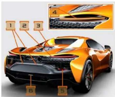 McLaren P16 (2025) - Éclairage - 3