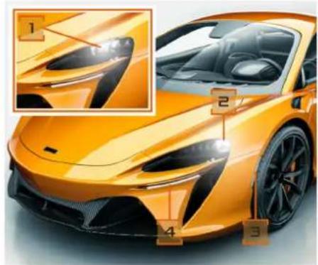 McLaren P16 (2025) - Éclairage - 1