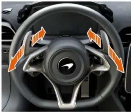 McLaren P16 (2025) - Palettes de changement de vitesse - 1