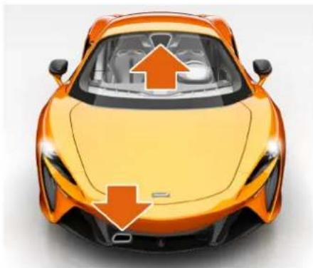 McLaren P16 (2025) - Commandes de conduite Systèmes de sécurité de conduite - 1