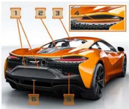 McLaren P16 (2025) - Éclairage - 2