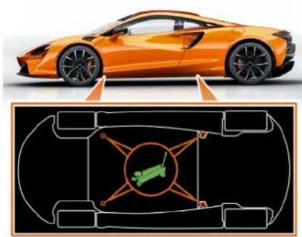 McLaren P16 (2025) - Levage du véhicule - 1