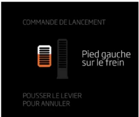 McLaren P16 (2025) - Commandes de conduite Commande de lancement - 1