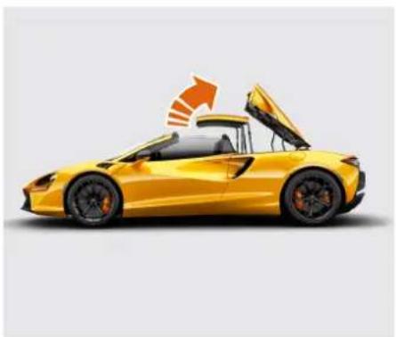 McLaren P16 (2025) - Avant de prendre le volant Ouverture et fermeture - 1