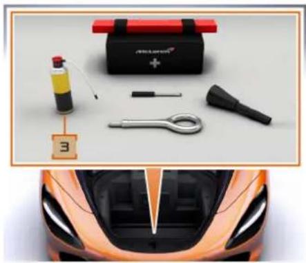 McLaren 720S (2021) - Maintenance de votre McLaren Équipement d'urgence - 3