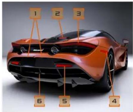 McLaren 720S (2021) - Éclairage - 2