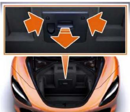 McLaren 720S (2021) - Boîtier à fusibles de la batterie - 1