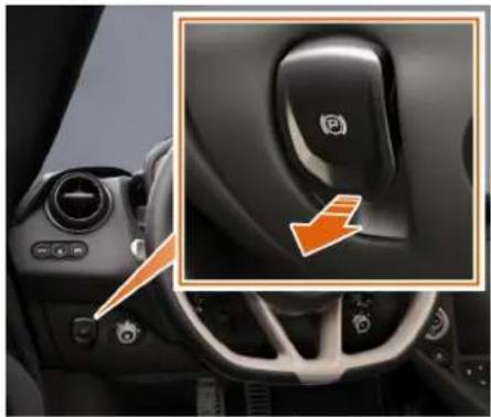 McLaren 720S (2021) - Utilisation du frein de stationnement - 1