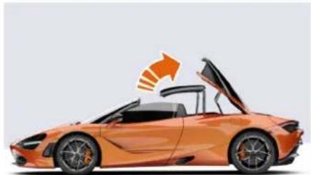 McLaren 720S (2021) - Avant de prendre le volant Ouverture et fermeture - 2
