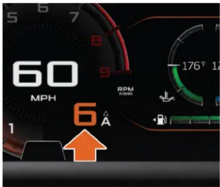 McLaren 720S (2021) - Indicateur de position de la boîte de vitesses - 1