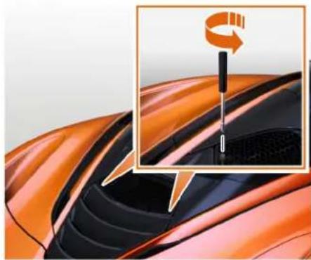 McLaren 720S (2021) - Avant de prendre le volant Ouverture et fermeture - 1