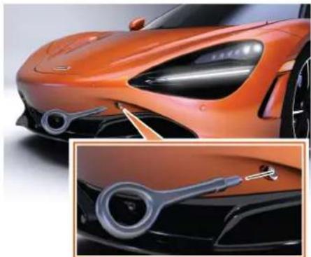 McLaren 720S (2021) - Anneau de remorquage et montage - 1
