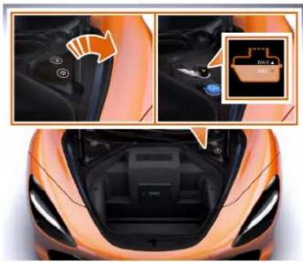 McLaren 720S (2021) - Maintenance de votre McLaren Appoint des liquides - 1