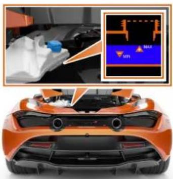 McLaren 720S (2021) - Maintenance de votre McLaren Appoint des liquides - 2