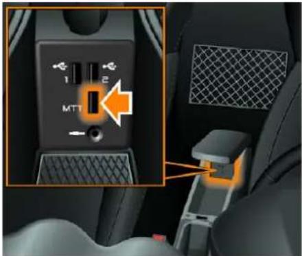 McLaren 600LT (2019) - Port USB de télémetrie de piste McLaren - 1