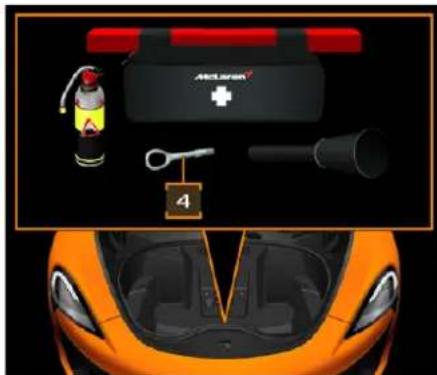 McLaren 600LT (2019) - Anneau de remorquage - 1