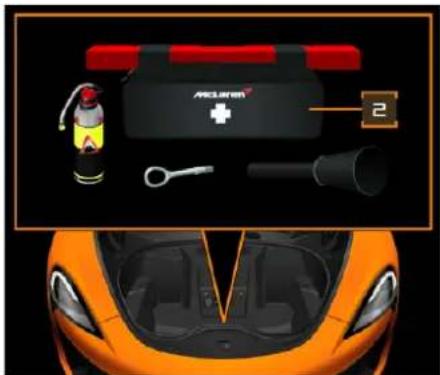 McLaren 600LT (2019) - Trousse de premiers soins - 1