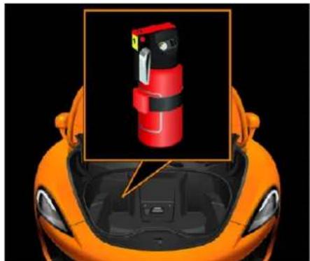 McLaren 600LT (2019) - Extincteur - 1