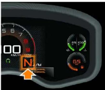 McLaren 600LT (2019) - Indicateur de position de la boite de vitesses - 1