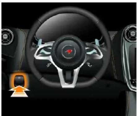McLaren 600LT (2019) - Utilisation du frein de stationnement - 2