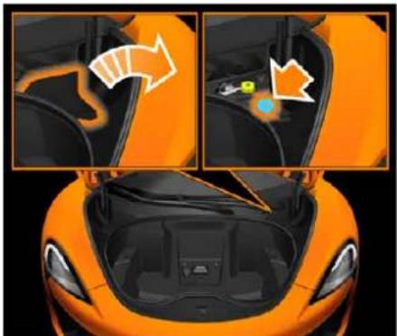 McLaren 600LT (2019) - Contrôle du niveau de liquide - 1