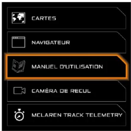 McLaren 600LT (2019) - Manuel d'utilisation electronique - 1