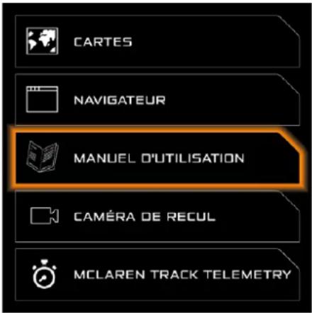 McLaren 600LT Spider (2019) - Manuel d'utilisation électronique - 1