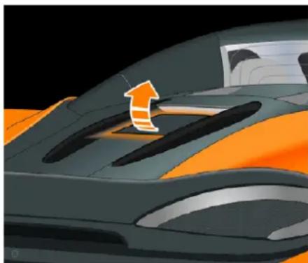 McLaren 600LT Spider (2019) - Ouverture et fermeture - 1